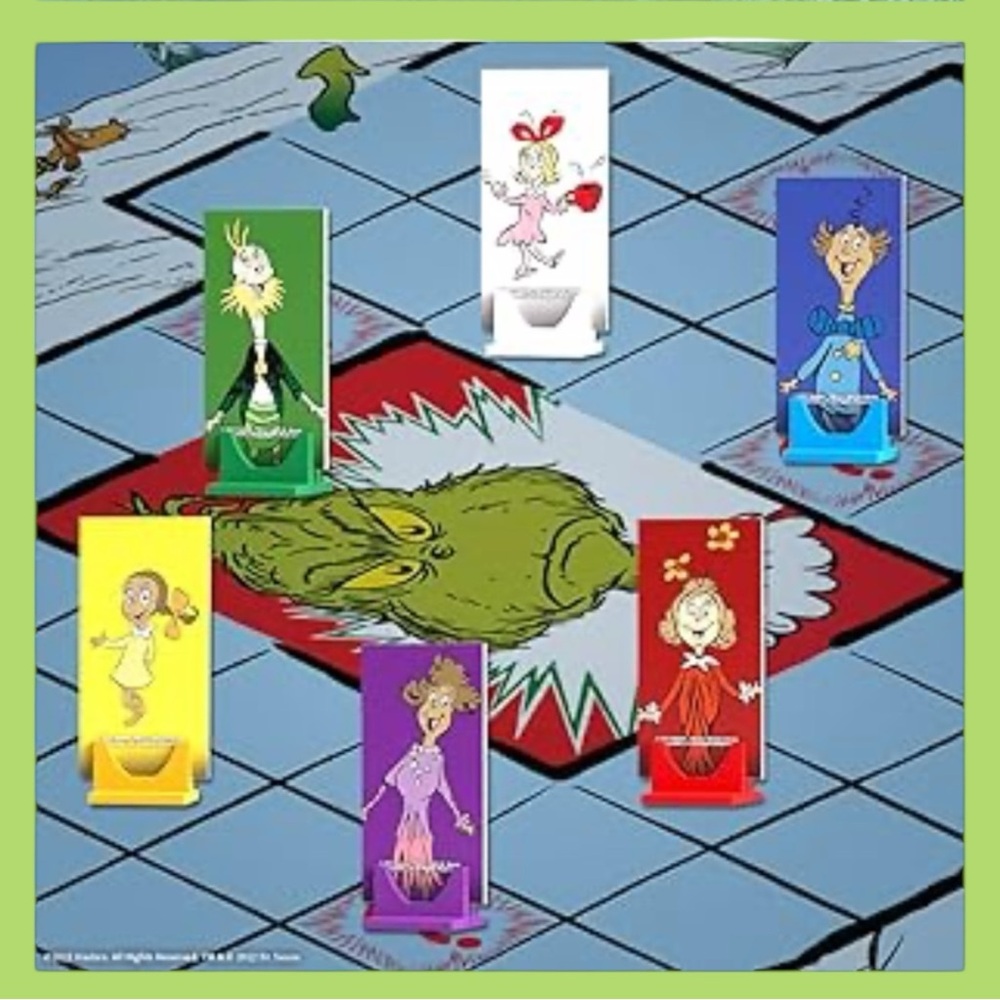 Hasbro Clue The Grinch Board Game - Red and Green - NEW - Picture 2 of 8